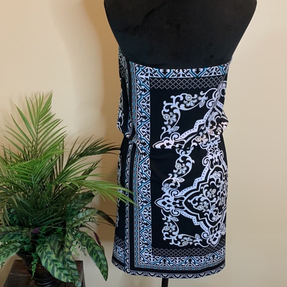 WHBM strapless blouson dress - Picture 3 of 7